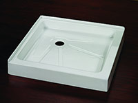 square shower pans