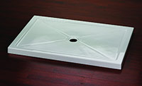 rectangular shaped shower base 