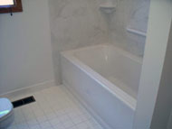 deep acrylic tub used in a project in highland hts. ohio 