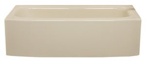 Winged Thermoformed Acrylic Tub Liner