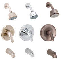 Wolverine essence line of wall mounted shower heads in various finishes