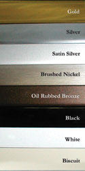 crystal line shower door frame colors 