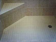 18 x 18 x 20 corner bench seat for shaving