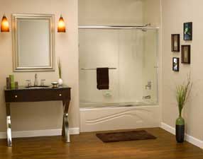 earth tone color bathroom 