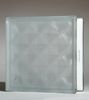 frosted diamond pattern glass block
