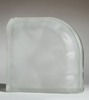double end glass block frosted