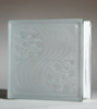 frosted oceanview pattern glass block