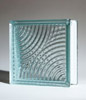 light green oregano color glass block