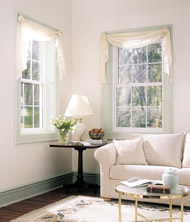 white vinyl double hung windows with grids in columbus ohio