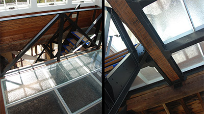 Glass Floor Decking Landing Glass Floor Decking Landing