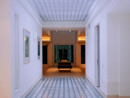 glass block floor and roof paver system