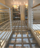ibp glass block paver system in a commercial building
