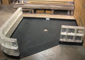 custom barrier free ready for tile shower base 