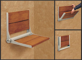 operation of a fold down seat 