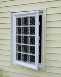 outside view of an egress window