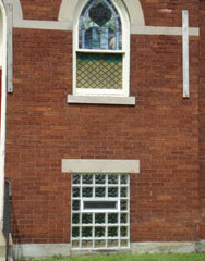 Church replaement windows for security 