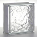 icescape pattern glass block