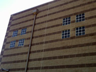vistabrik solid glass blocks at a correctional building columbus ohio