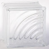 Premier Spyra Pattern glass block