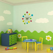 Kids playroom in a basement remodel akron