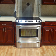 stainless steel kitchen appliance in a newly remodeled kitchen