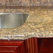 luxury quartz countertop in a kitchen remodel