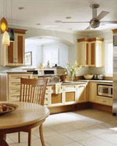 High toe kicks underneath cabinets microwave set lower make it easier for wheelchairs in a kitchen