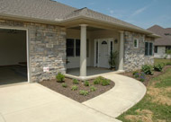 accessible no-step level front entrance