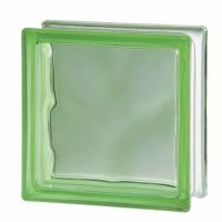 Green glass block 19 x 19 x 8 - Innovate Building Solutions 