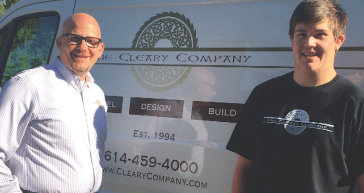 Aaron Enfinger with Intern at Cleary Company | Innovate Builders Blog | Innovate Building solutions | #ClearyCompany #HiringInterns #ConstructionWorkers #LaborProblems