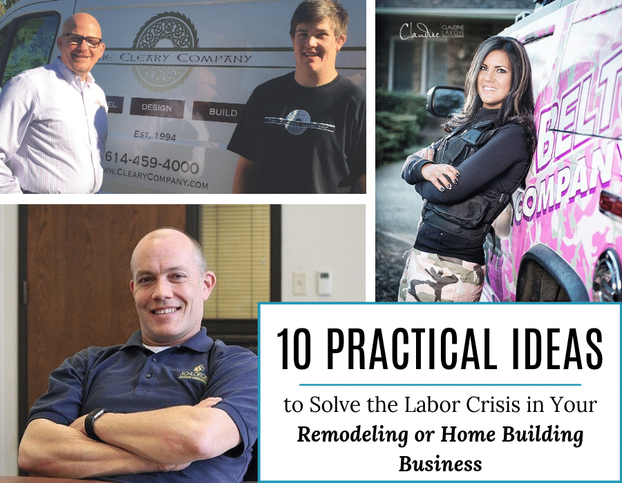 Practical ideas to solve the labor crisis in you remodeling business | Innovate Builders Blog | Innovate Building Solutions | #LaborCrisis #Laborworkers #Laborproblems #Installers