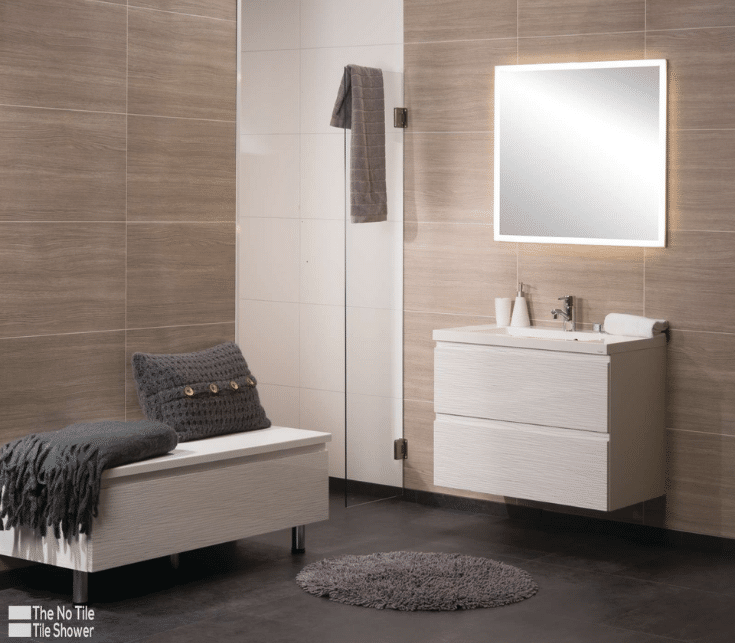 Compare laminate wall panels vs. other materials | Innovate Builders Blog | Innovate Building Solutions | #LaminatePanels #NoTileShower #NoGrout #BathroomRemodeling