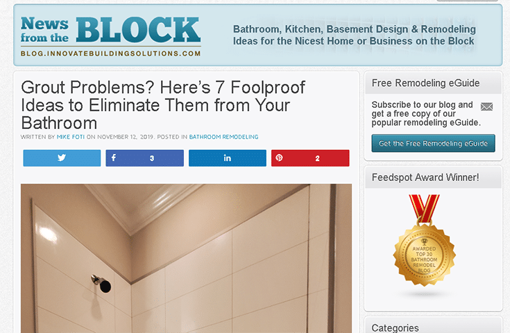 Personal branding in remodeling through News from the Block Bathroom Remodeling blog | Innovate Builders Blog | Innovate Building Solutions | #Blogging #RemodelingBlow #BathroomRemodeling #RemodelingBusiness