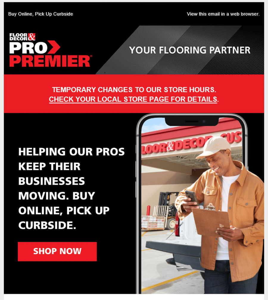 Curbside flooring pick up service Floor and Decor | Innovate Building Solutions | Innovate Builders Blog | #CurbsidePickUp #Flooring #SmallBusiness