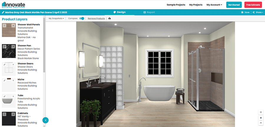 Benefit 3 bathroom contractors introduce products in bath visualizer design | Bathroom Design Ideas | Contractor Benefits | Bathroom Remodeling 