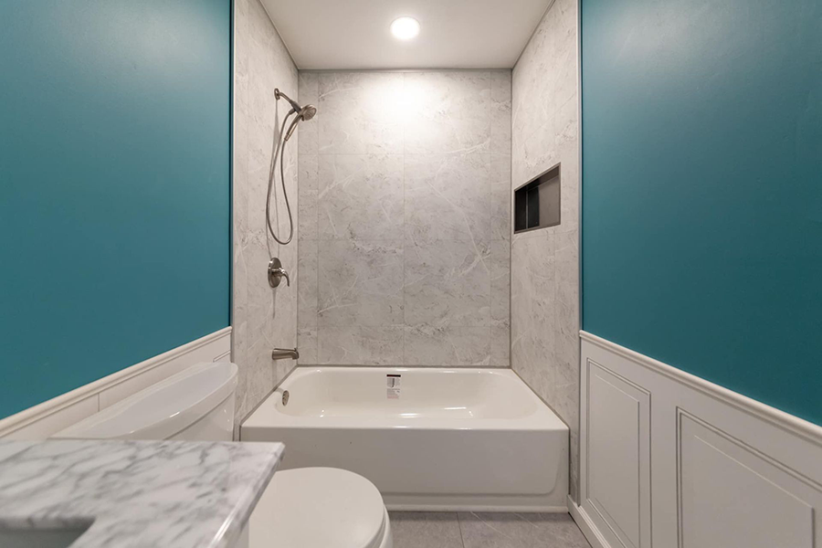 Laminate wall panels best selling white marble tub surround panels | Best Construction Brands | Innovate Building solutions | Colorado Springs, CO