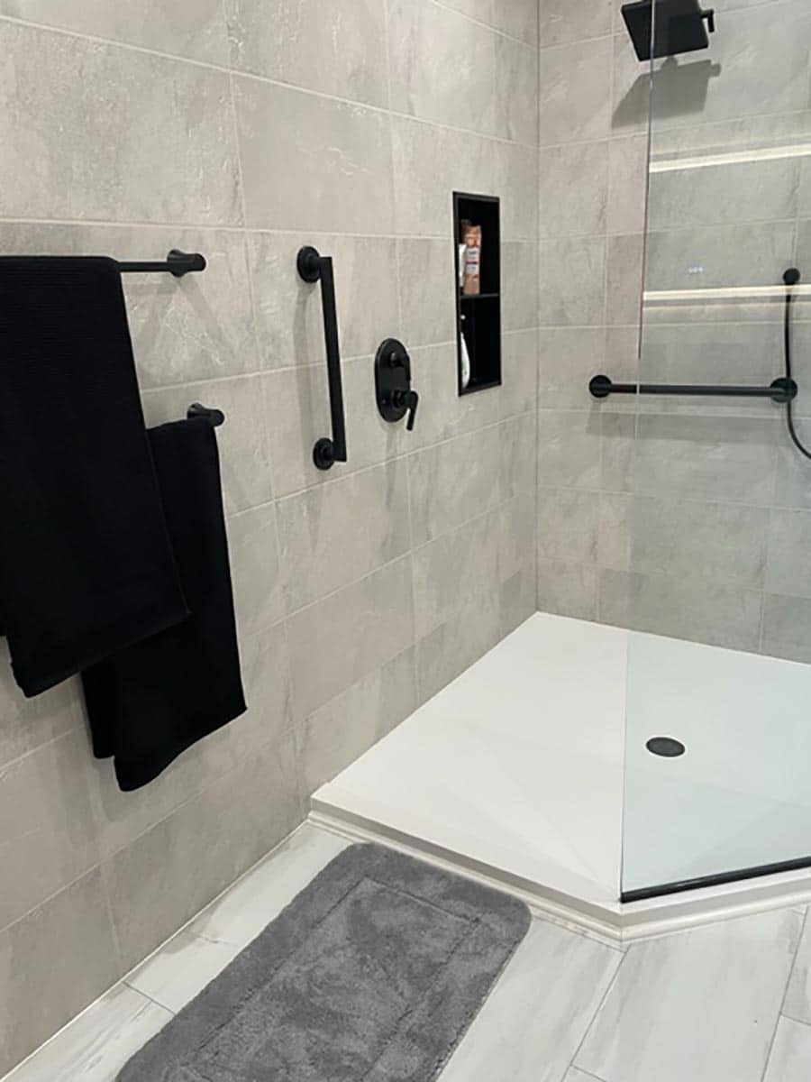 Why did John and Diane Moran Fibo wall panels | Bathroom Shower Design | Shower Remodeling Ideas | Raleigh, NC Bathroom Remodel Near me | Chapel Hill