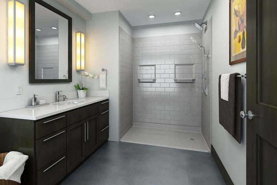 Reason 3 BestBath ramped shower pan bath modification | Innovate Building Solutions | Bathroom Remodeling Contractors | Bathroom Remodeling ideas | Ramped shower pans | Shower design Ideas