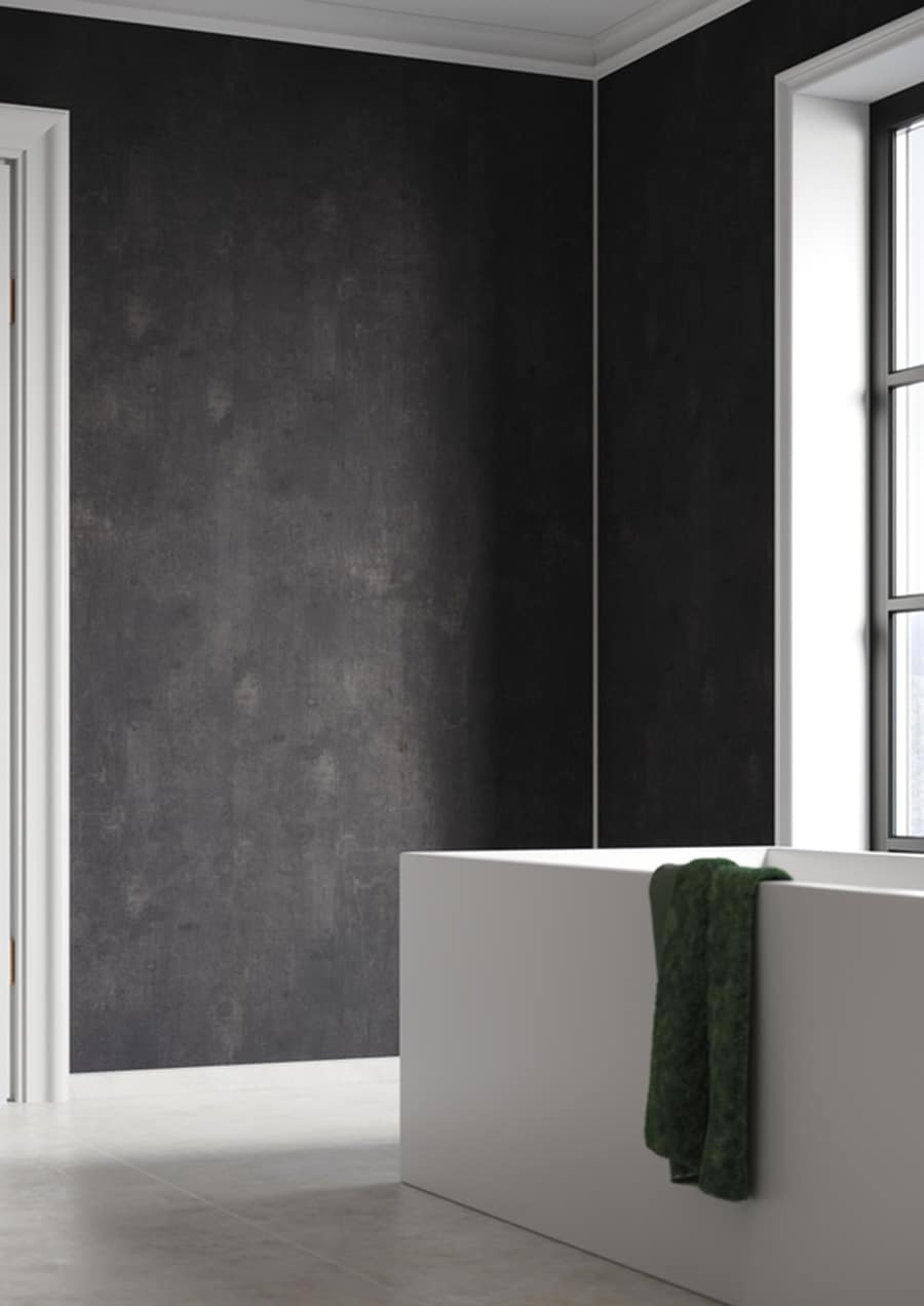 Section 2 unique laminate shower wall panels charcoal gray - Innovate Building Solutions, Alternatives to Tile, Shower Wall Panel Options, Modern Shower Design, Bathroom Remodeling Products