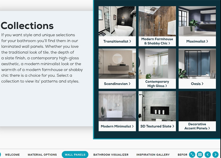 4 - bathroom presentation with wall surround panels - Innovate Building Solutions, Innovate Builders Blog, Bathroom Remodeling Products, Shower Renovation Needs, Shower Wall Panels and Pans