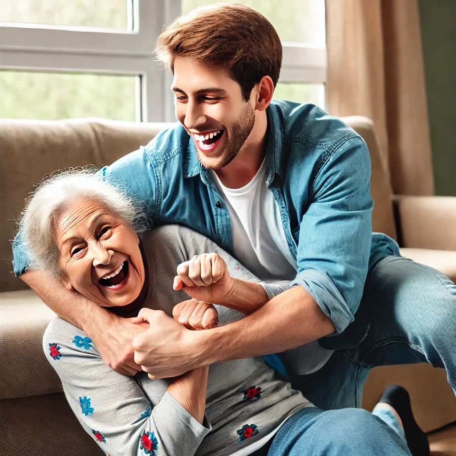 4 putting an older customer in headlock - Innovate Building Solutions, Innovate Builders Blog, Bathroom Remodeling Assistance, Shower Renovation Plans, Bathroom Shower Project Products