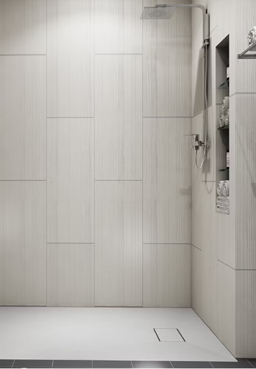 Part 3 strategy 1 SMC shower pan - Innovate Building Solutions, Shower Base Pan Options, Bathroom Remodeling Products, Custom Shower Contractors, Bathroom Walk In Showers