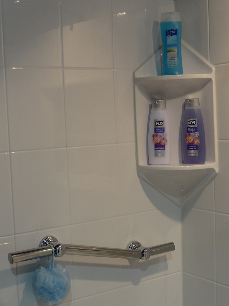 Section 3 criterion 8 acrylic corner caddies - Innovate Building Solutions, Shower Storage Needs, Bathroom Shower Design, Shower Remodeling Products, Bathroom Renovation Concepts