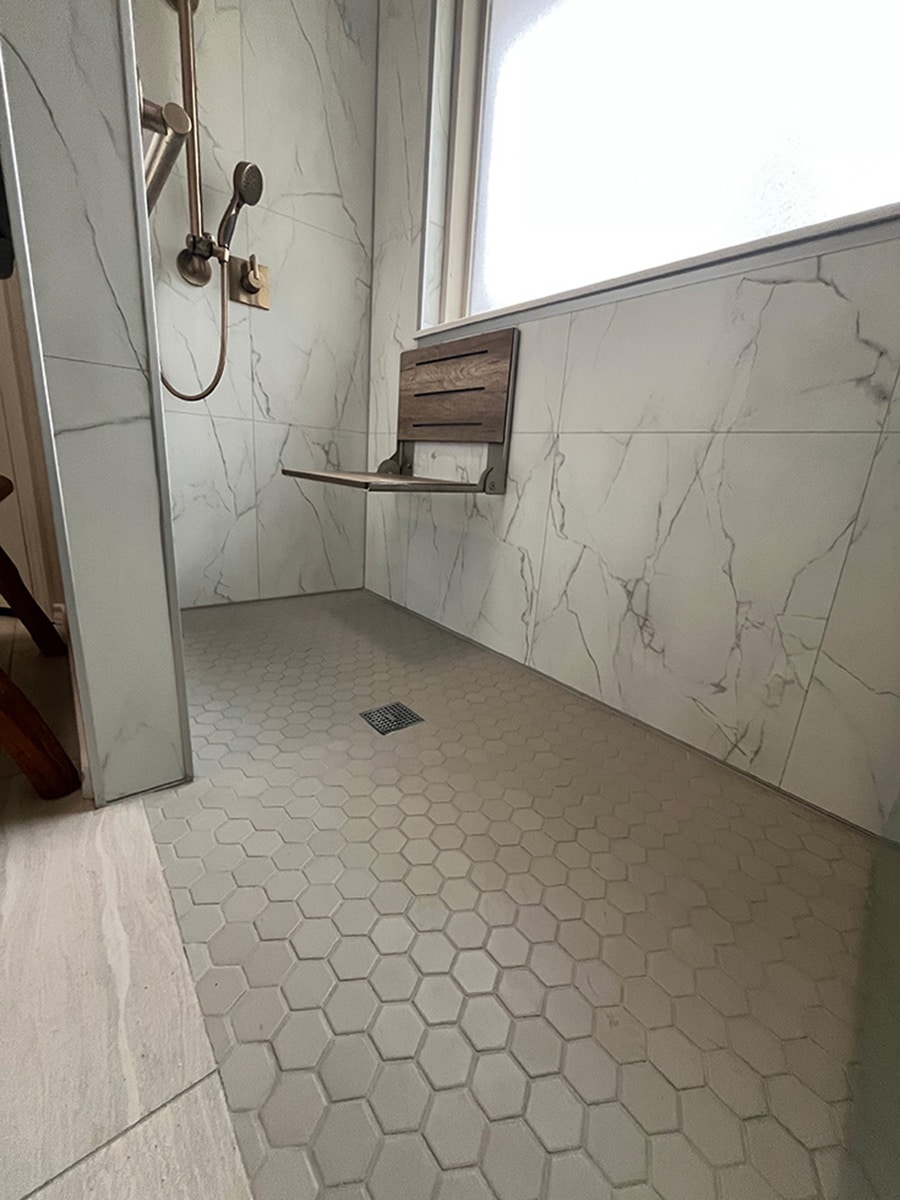 Criterion 2 wet room with Fibo wall panels - Innovate Building Solutions, Shower Wall Panel Options, Custom Bathroom Showers, Bathroom Renovation Products, Walk In Shower Design