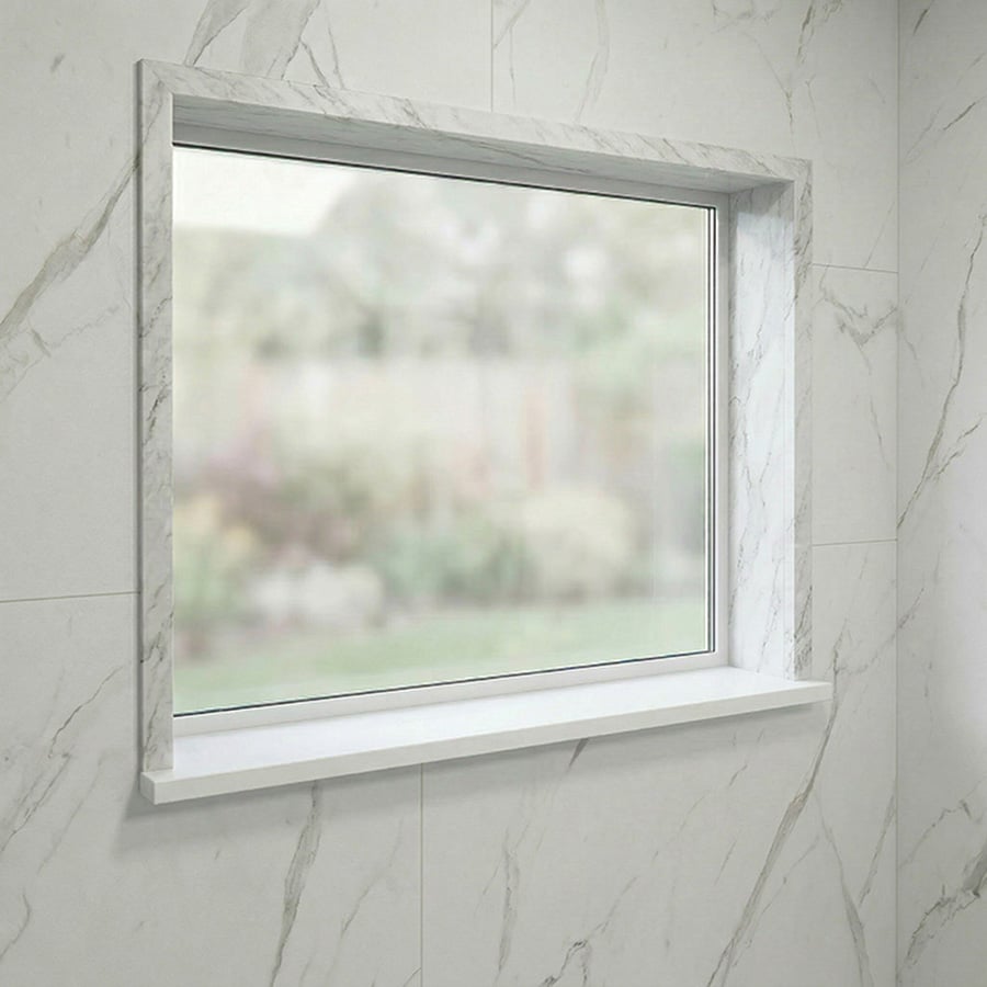 Criterion 4 - PanelPro work around a window - Innovate Building Solutions, Custom Shower Designs, Bathroom Remodeling Products, Shower Renovation Options, Bathroom Shower Contractors