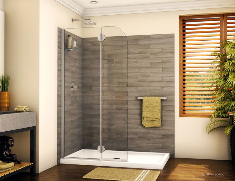 Contemporary Acrylic Shower Base & Pan Kits from Bath Doctor on