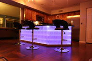 Glass Block Wall and Bar Projects: Nationwide Supply & Columbus ...