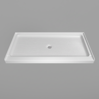 SMC Shower Base EnduraPan Center Drain Base Option