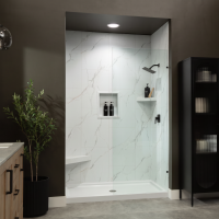 White Carrara EnduraShower Base