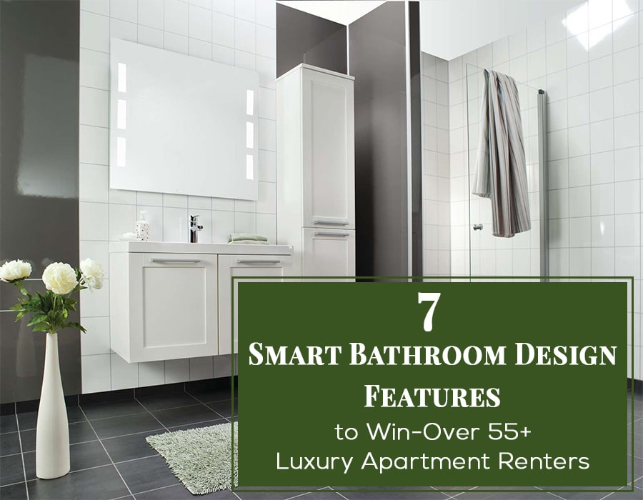 Smart bathroom design features to win over luxury apartment | Innovate Building Solutions | Multi Unit | Luxury Apartments | #LuxuryApartments #BathroomDesigns #BathroomRemodeling